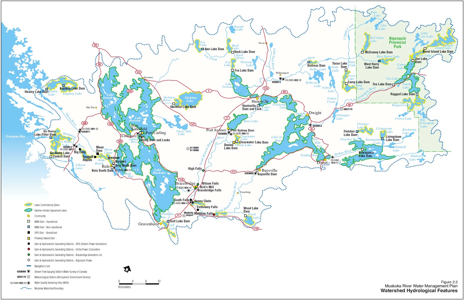 Muskoka River Map